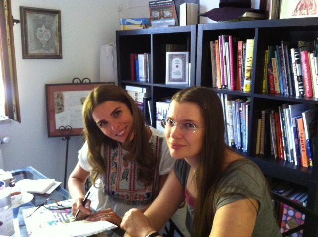Cristela Georgescu si Cristiana Radu la Baroque Books & Arts, septembrie 2017